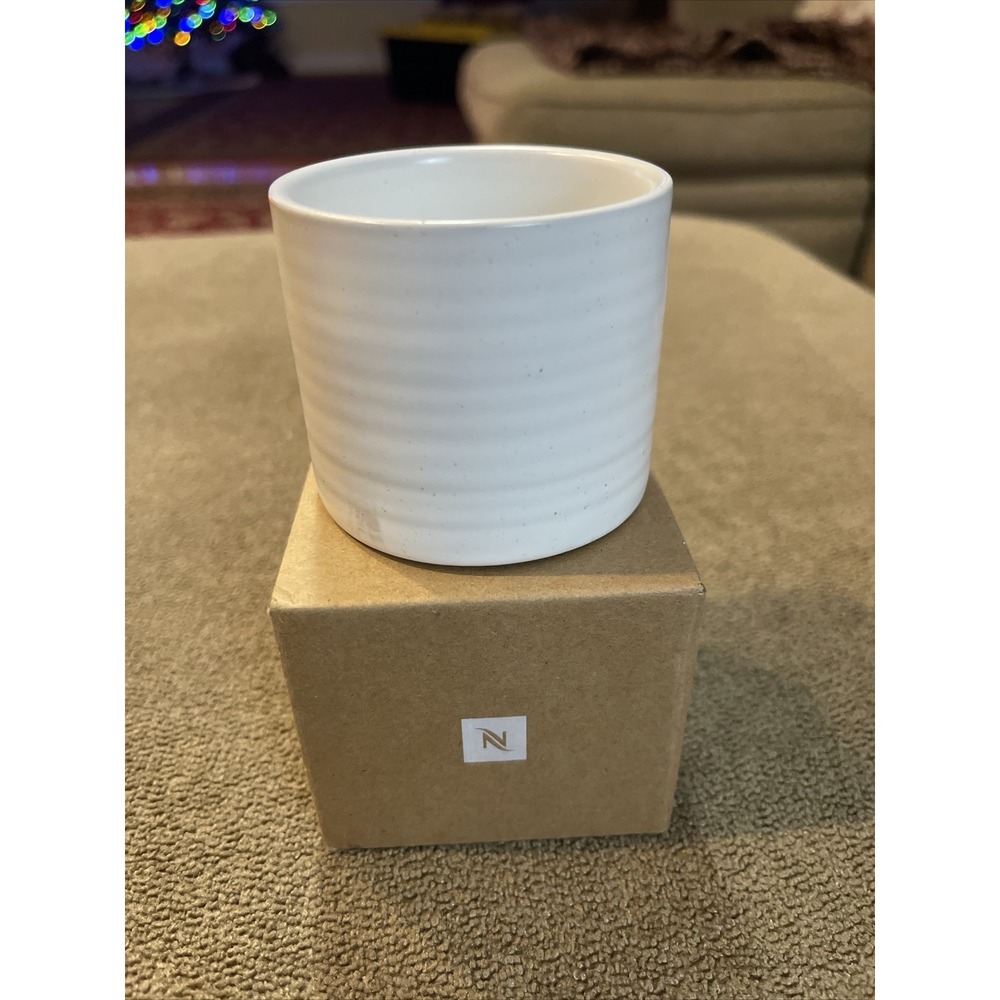 Nespresso Stoneware Tea Light Candle Holder New (TD)